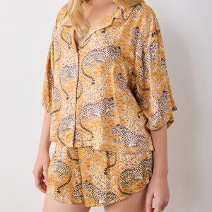 Bagheera Tobacco Wildest Dreams Satin Set